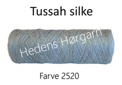 Tussah silke farve 2520 lys grå midl udsolgt